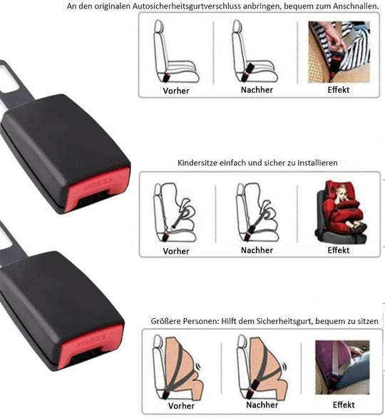 🔥Auto-Gurtschloss-Verlängerung, Sicherheitsgurt-Clips