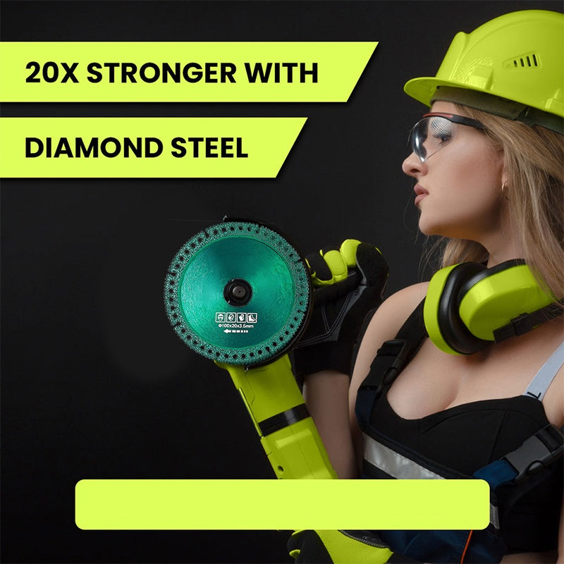 💎 【🔥Limited-time offer: Two for the price of one – Diamond turbo saw blades💎 Cuts tiles, marble &amp;  Metal in seconds – 100mm for angle grinders, heat resistant &amp;  Precise