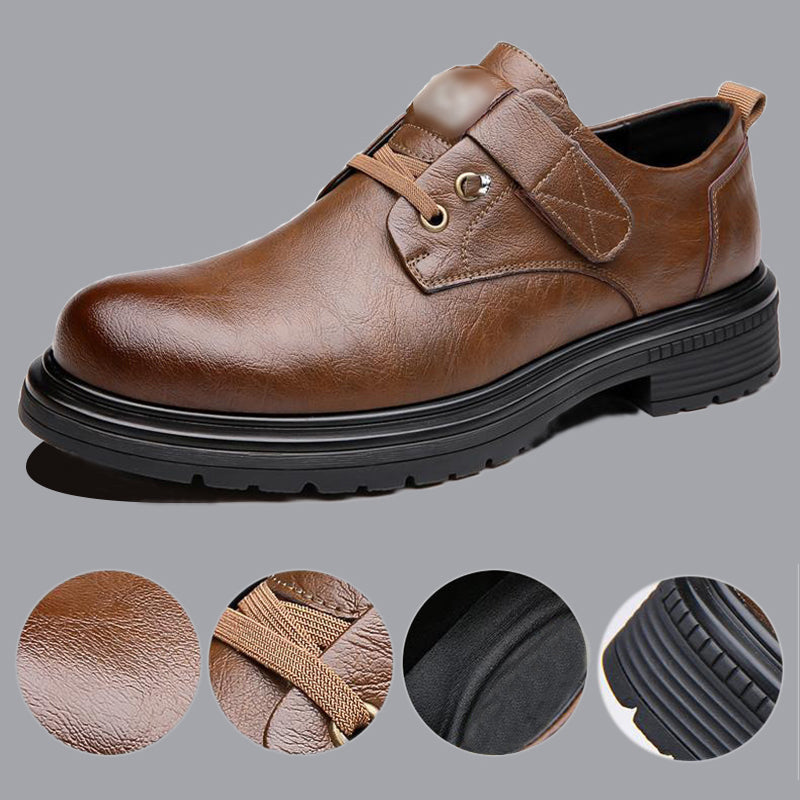 Bríste bog leathair retro PU breathable na bhfear