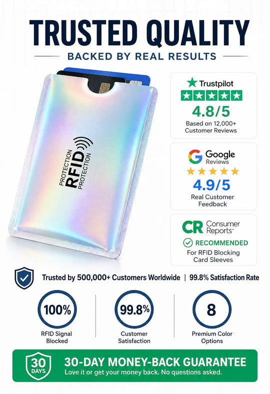 RFID Blocking Sleeves for Credit Cards