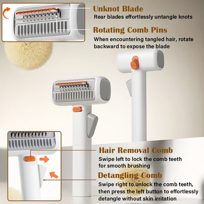 🔥 2026 SALE 🔥 2-IN-1 Selbstentwirrender & Pflegekamm für Haustiere