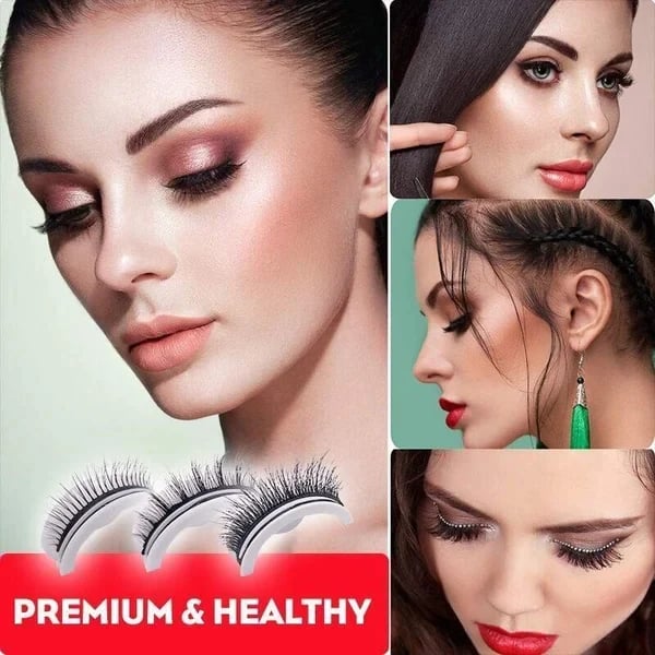 ❤️‍🔥Kauf 1 und bekomme 1 gratis dazu（2 Paar）✨Wiederverwendbare selbstklebende Wimpern