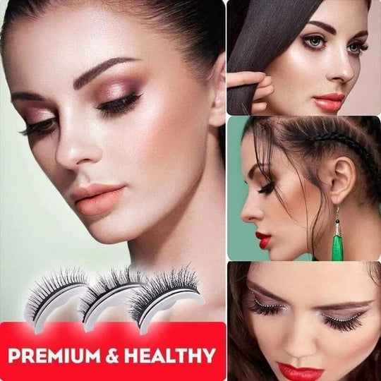 ❤️‍🔥Kauf 1 und bekomme 1 gratis dazu（2 Paar）✨Wiederverwendbare selbstklebende Wimpern