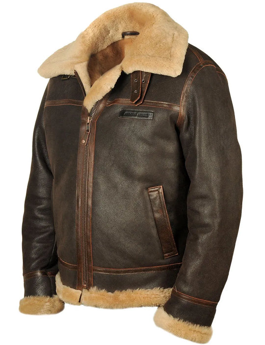 Fliegerjacke, schwere Ausführung🔥Kostenloser Versand