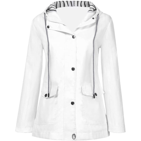 ⏳LAST DAY SALE 60% OFF !!📢🌧️💧Ultimate Plaid Waterproof Jacket for Women🍃Unleash Style and Durability in Any Storm!