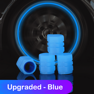 🔥 FÜR KURZE ZEIT 50% RABATT! 🚗 Reifenventilkappen (4er Pack) – Universell, Fluoreszierend &amp; Diebstahlgeschützt 🔒