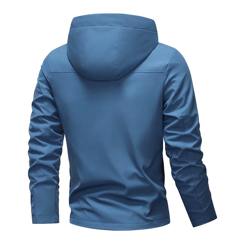 💧🌬️ Men's Hooded Jacket – waterproof & windproof with a drawstring. Ideal for the outdoors & everyday wear. ✓ Durable ✓ Breathable. Check it out now! 🔥🧥