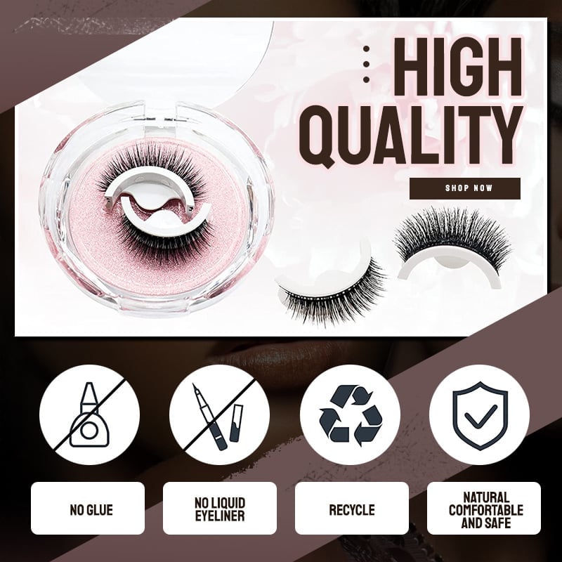 ❤️‍🔥Kauf 1 und bekomme 1 gratis dazu（2 Paar）✨Wiederverwendbare selbstklebende Wimpern