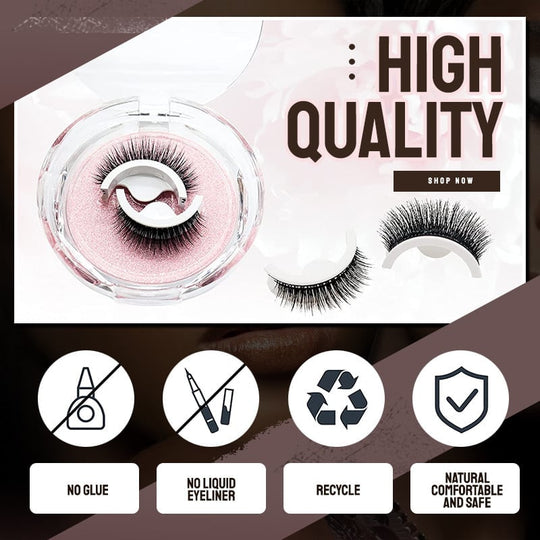 ❤️‍🔥Kauf 1 und bekomme 1 gratis dazu（2 Paar）✨Wiederverwendbare selbstklebende Wimpern