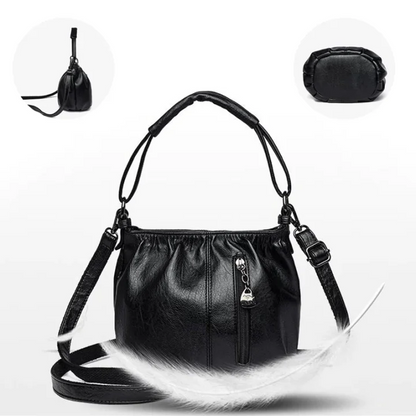 👜 60% RABATT! 💼 Damen Plissee-Handtasche – Weiches Material, Mehrere Tragemöglichkeiten & Stilsicher ✨