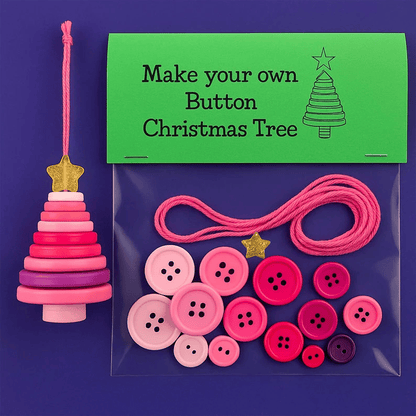🔥Letzter Tag der Aktion -56 % 🔗 ☃️ DIY-Weihnachtsdekorationsset mit Knöpfen – Schneemann