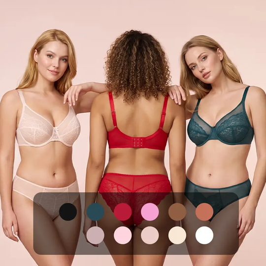 💜Enchante Floral Lace Plus Size Underwire Unlined Unpadded Minimizer Full Coverage Bra Women&