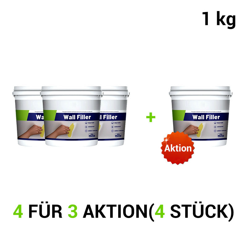 🛠️ Wasserdichte & Schimmelresistente Wandreparaturpaste – 3 Kaufen, 1 Gratis + Pinsel Geschenk! 💧🖌️ ✨ Schnelle & Saubere Wandreparatur für Zuhause! 🏡