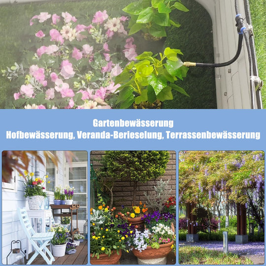 🔥Sista dagen 50% rabatt✨🌱360° böjt automatiskt bevattningssystem för trädgården