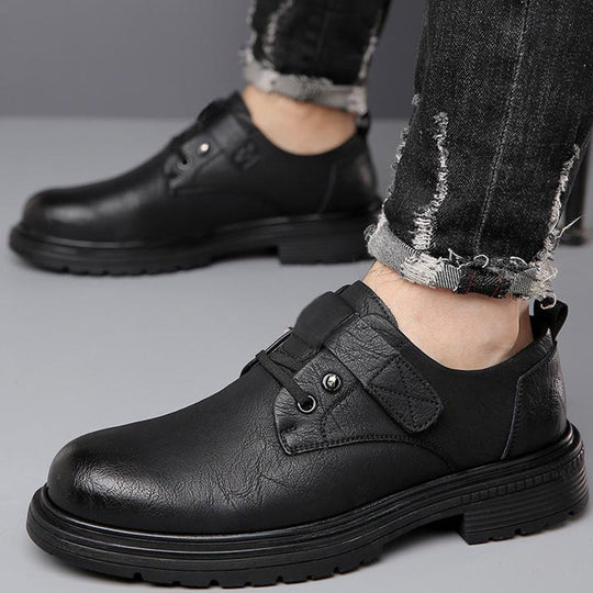 Bríste bog leathair retro PU breathable na bhfear