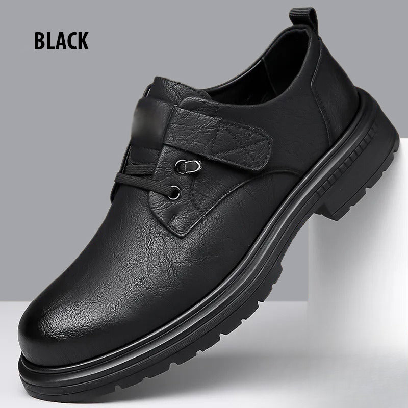 Bríste bog leathair retro PU breathable na bhfear