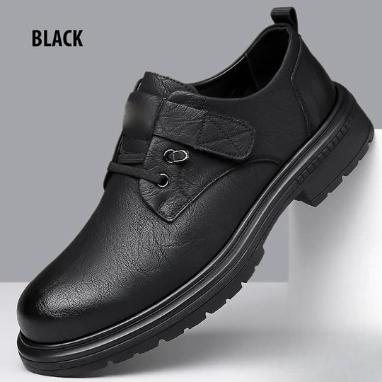 Bríste bog leathair retro PU breathable na bhfear
