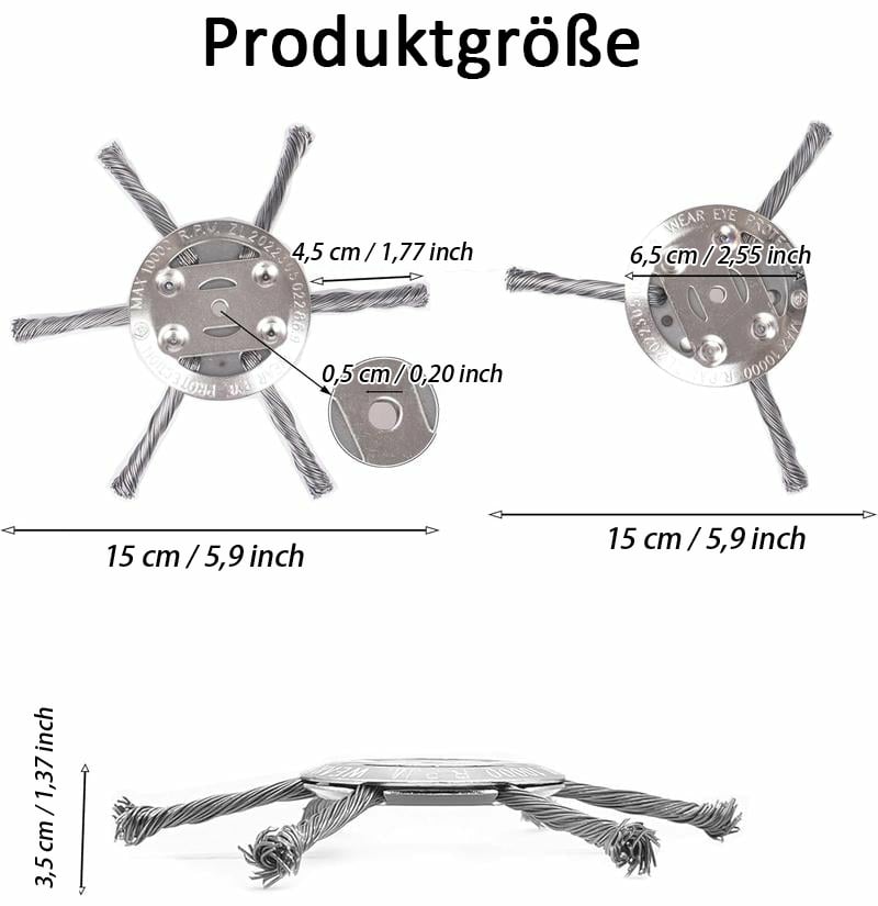 🛠️ Ersatzkopf für Rasentrimmer – Werkzeugloser Schnellwechsel, verwicklungsfreies Design und universelle Kompatibilität ✂️🌿