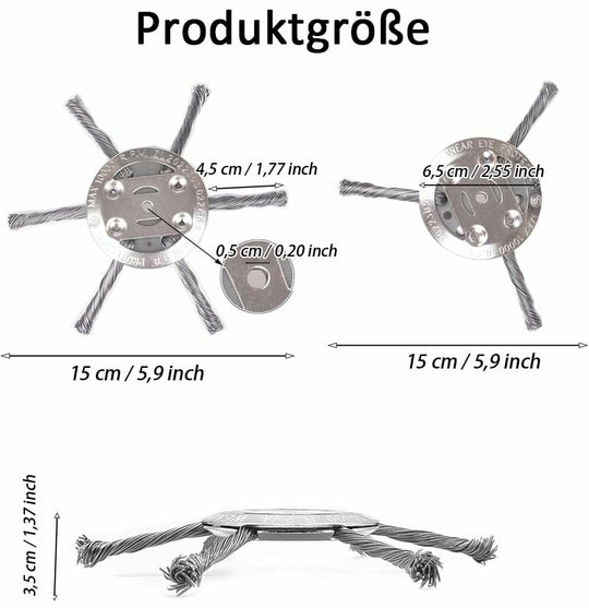 🛠️ Ersatzkopf für Rasentrimmer – Werkzeugloser Schnellwechsel, verwicklungsfreies Design und universelle Kompatibilität ✂️🌿