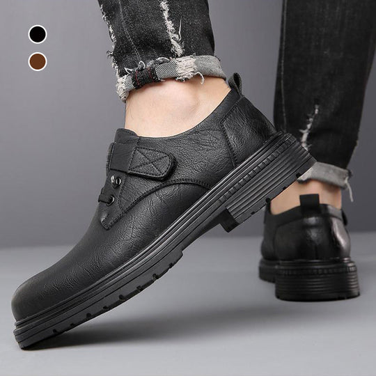 Bríste bog leathair retro PU breathable na bhfear