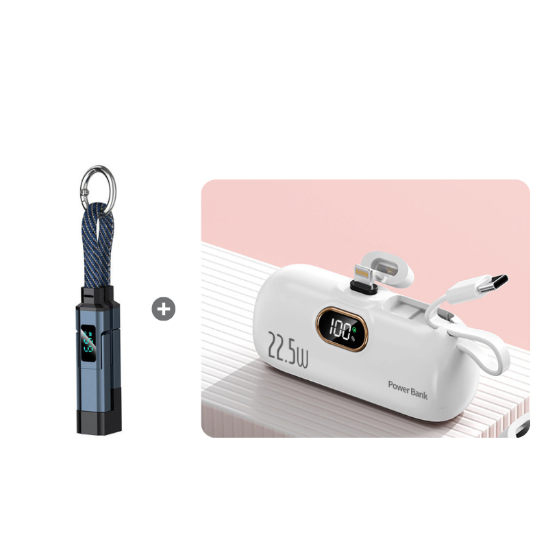 🚨 The Only Charging Cable You’ll Ever Need! 🔋4-in-1 Digital Display Keychain Charging Cable ⚡ Fast Charging, Portable &amp; Multi-Device Compatible