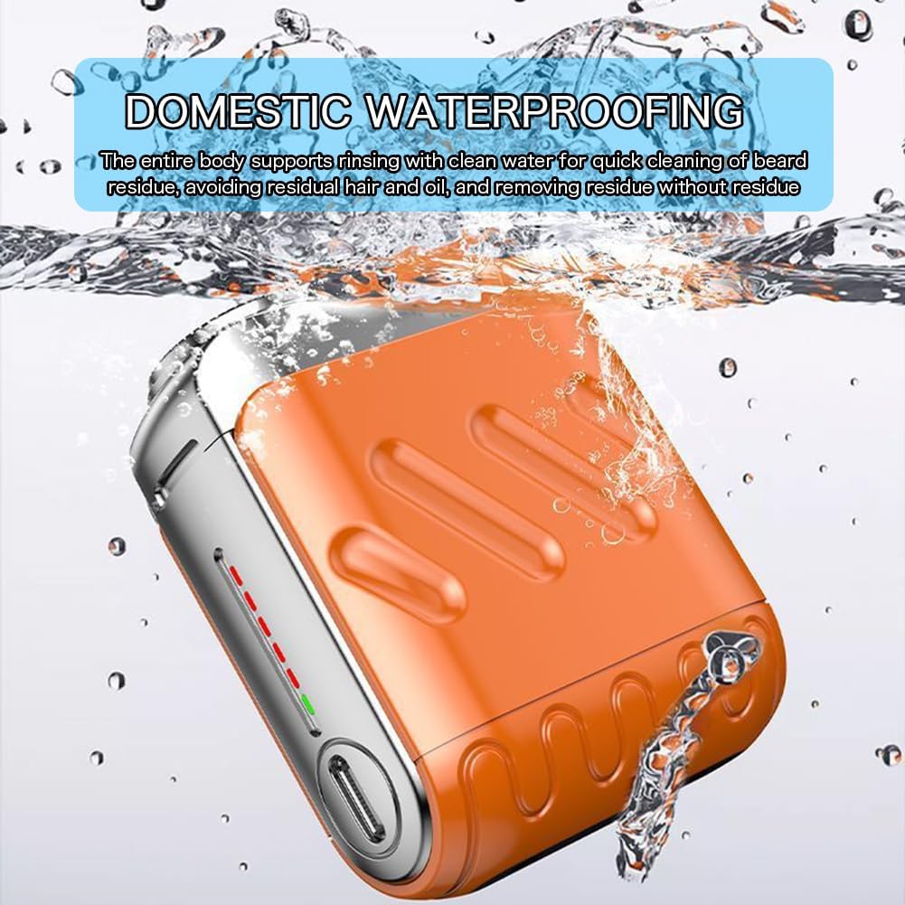 🎉50% RABATT🎁tragbarer rotierender Elektrorasierer mit zwei Ringen