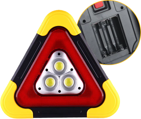 🚗Großes Sonderangebot – 50% Rabatt🆘3-IN-1 Dreieckige Solar-Notfall-Signalleuchte für den Straßenrand✨