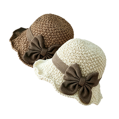 🧢 50% OFF NOW! 🌞 Elegant Woven Straw Sun Hat with Bow – Breathable, Foldable & Perfect for Beach & Travel 👒