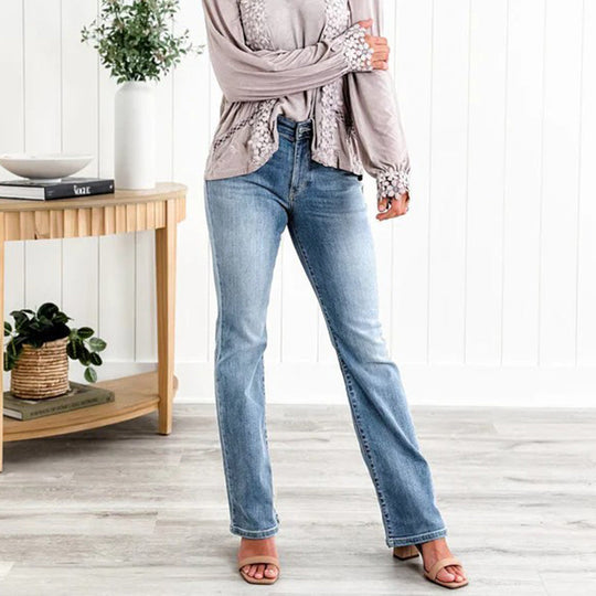 ❤️Holy Grail Bootcut-Jeans zur Bauchkontrolle👖