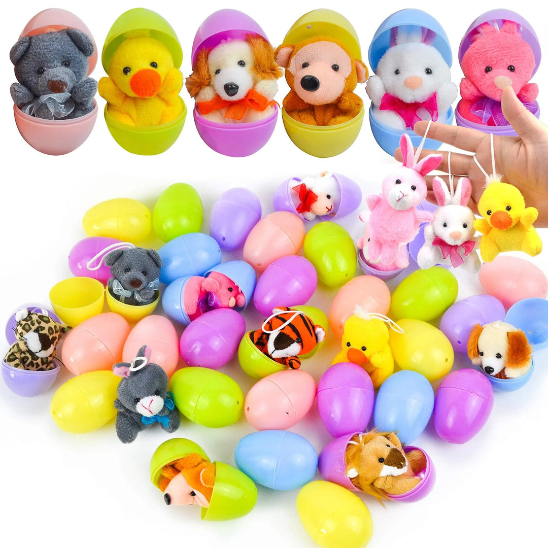 🐣 Dyrenøkkelring med eggeskall – plysjanheng som påskegave til barn🎁