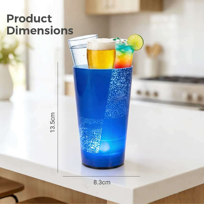 🥤Wasseraktivierter LED-Leuchtbecher mit Strohhalm – Für Partys, Bars &amp; Veranstaltungen✨