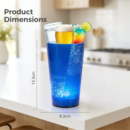 🥤Wasseraktivierter LED-Leuchtbecher mit Strohhalm – Für Partys, Bars &amp; Veranstaltungen✨