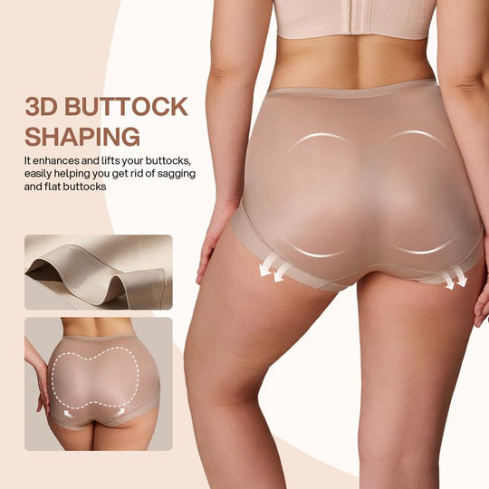 💖Last Day-Buy 1 Get 3 Packs💖Plus-Size High-Waist Cross Tummy Control Panties