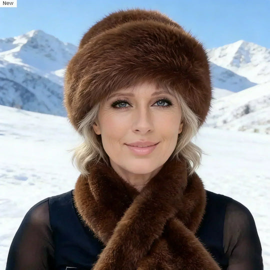 🧣👒Perfektes Set: Winterschal &amp; Plüschmütze - Das Wärme-Duo für frostige Tage🎁