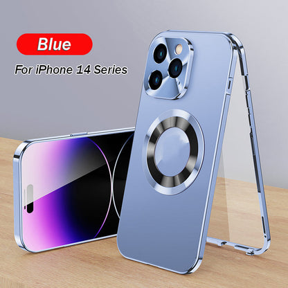 ⏳Begrenzte Zeit 50% Rabatt💥Beidseitig galvanisiertes Glas Magnetische Handyhülle