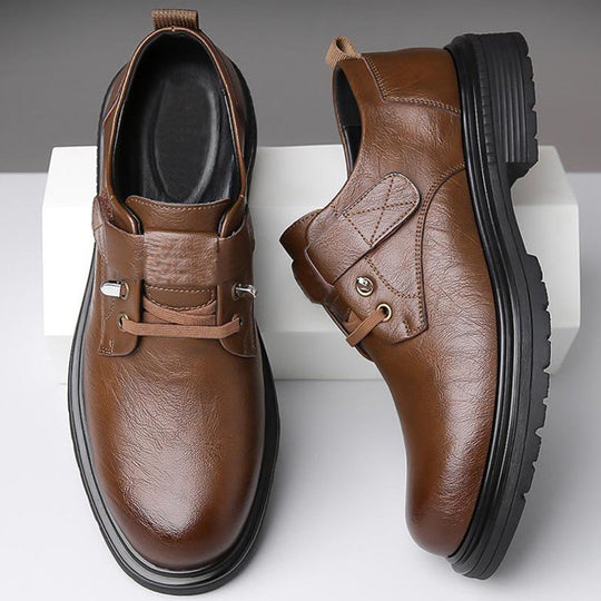 Bríste bog leathair retro PU breathable na bhfear