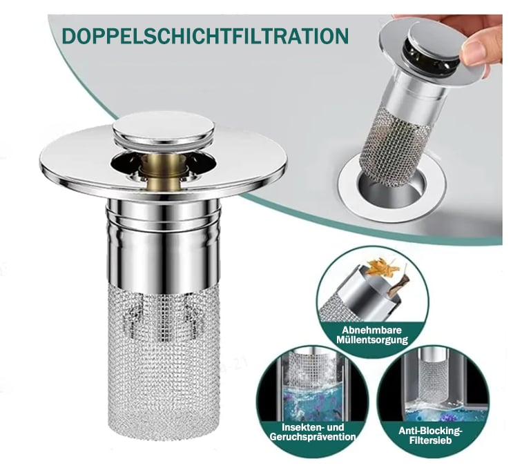 🔥50% Rabatt für begrenzte Zeit🔥Edelstahl-Bodenabflusssieb
