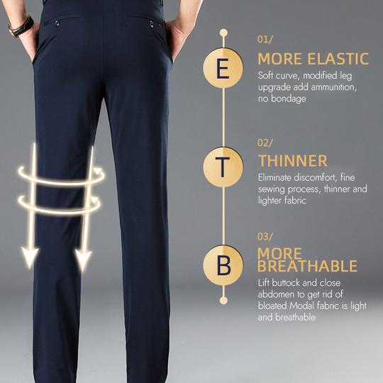💥Father's Day Special - 50% discount💥Classic men's trousers with high stretch content