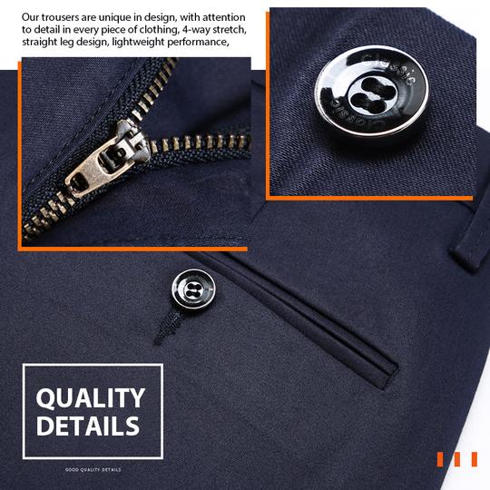 💥Father's Day Special - 50% discount💥Classic men's trousers with high stretch content