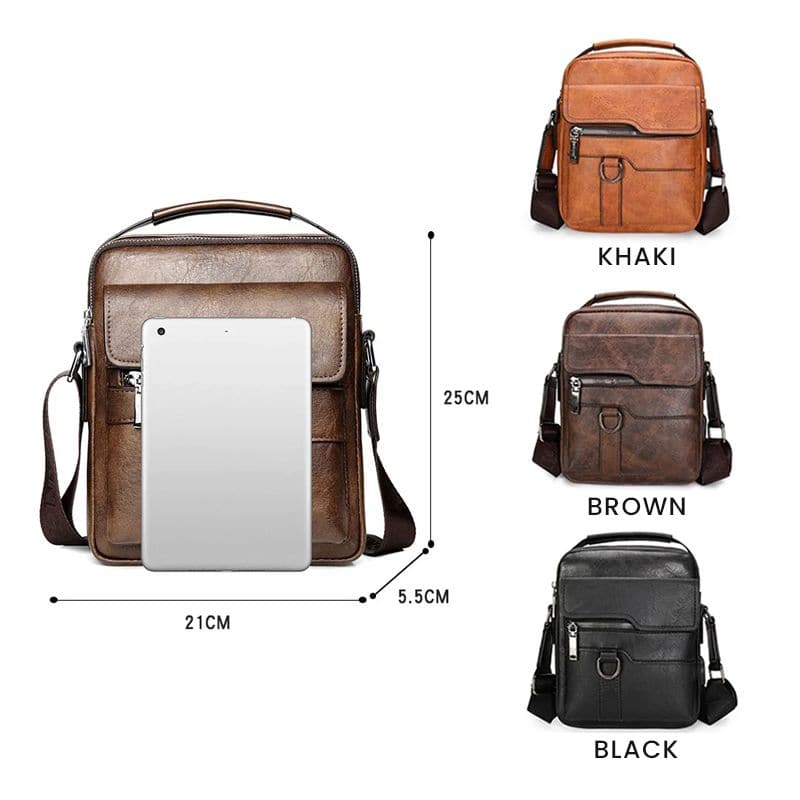 Portable shoulder bag for men