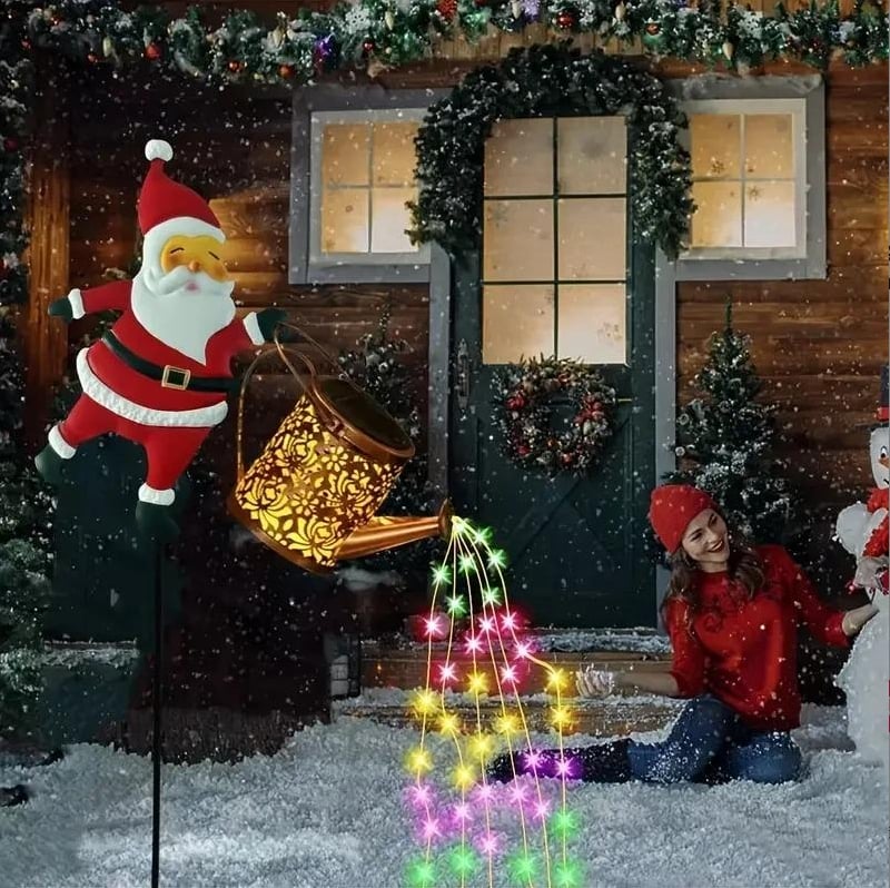 🎅Christmas Solar Kettle Light &amp; Lantern Garden Decor Collection