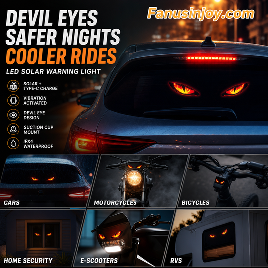 🥳2026 HOT SALE🥳💞50K+ SOLD!🚗🔆 50% OFF! Solar‑Powered Car Warning Light – Auto on with vibration, solar + USB charge. Bright LED, suction mount. Keep safe on roadside day &amp; night! 🛡️✨