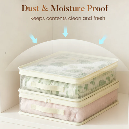 Durchsichtige Aufbewahrungstaschen für den Kleiderschrank