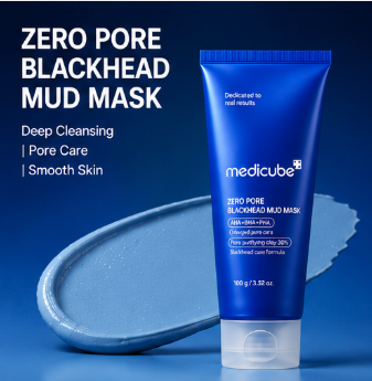 [medicube] Zero Pore Blackhead Mud Mask | 3 min mud mask | pore care | Strong Blackhead Absorption