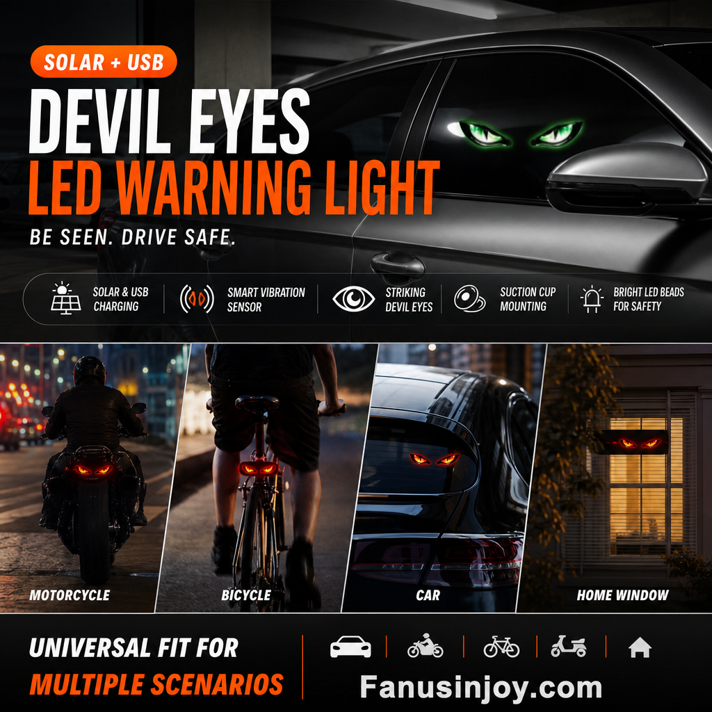 🥳2026 HOT SALE🥳💞50K+ SOLD!🚗🔆 50% OFF! Solar‑Powered Car Warning Light – Auto on with vibration, solar + USB charge. Bright LED, suction mount. Keep safe on roadside day &amp; night! 🛡️✨