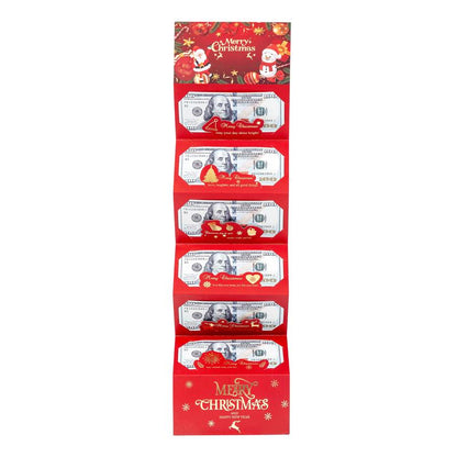 🔥Letzter Tag - Kaufe 2 bekomme 1 gratis🎁🎄Weihnachtsgeldumschlag mit Geldklammer