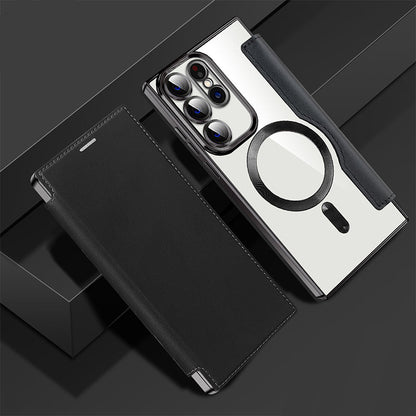 💖Neue, heiß verkaufte💖Samsung-Handyhülle mit Lederstruktur und Kartenhalter