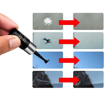 💎 KAUFEN 1, ERHALTEN 1 GRATIS! 💎 Glasreparaturset „Cracks Gone“ – Repariert Risse in 20 Min., Unsichtbares Finish & Kein Austausch Nötig 🔧🚗