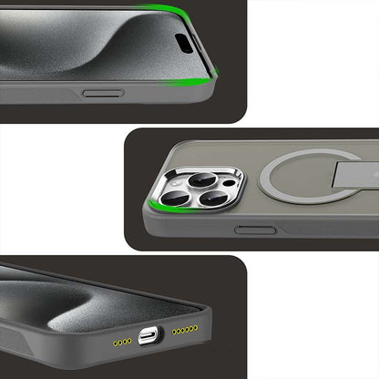 🔥Magnetische stoßfeste Handyhülle mit Ständer für iPhone 16-13 Serie