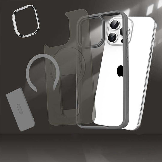 🔥Magnetiskt stötsäkert telefonskal med stöd för iPhone 16-13-serien